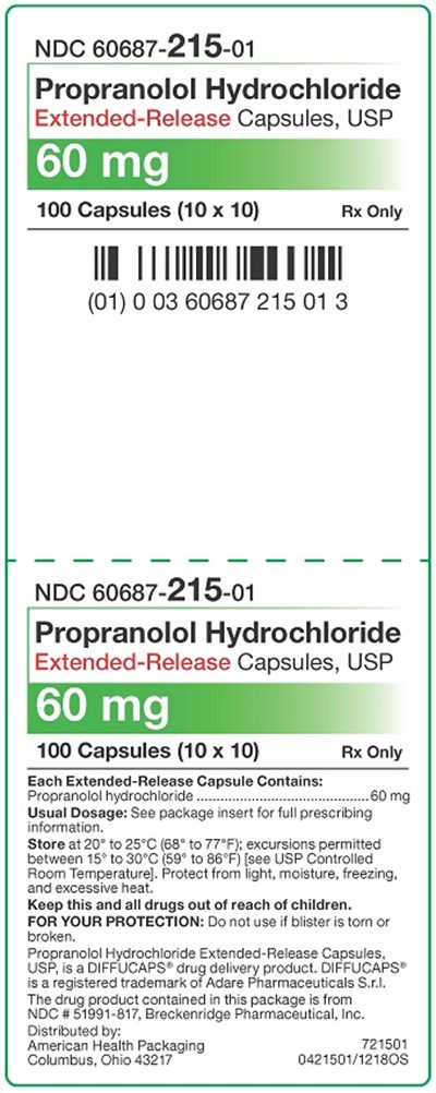 60 mg Propranolol HCl ER Capsules Carton.jpg 60 mg Propranolol HCl ER Capsules Carton